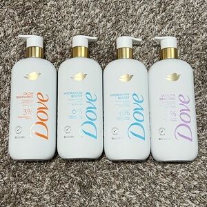 4 Dove Serum Body Wash